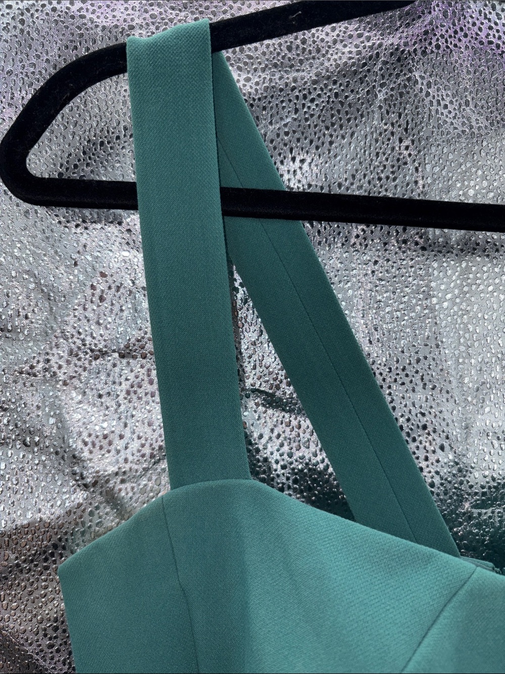 Gal Meets Glam Teal Wide-Leg Sleeveless Jumpsuit - Picture 6 of 8